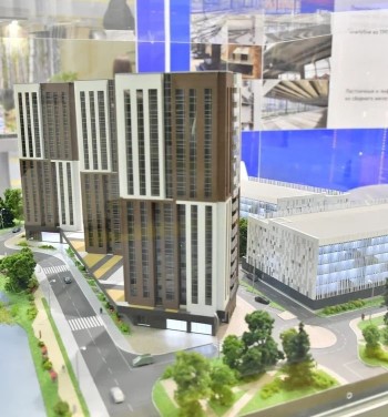 Макет зданий на выставке RosBuild 2022